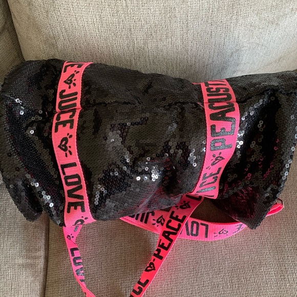 Cute black and pink Justice bag - Picture 3 of 5